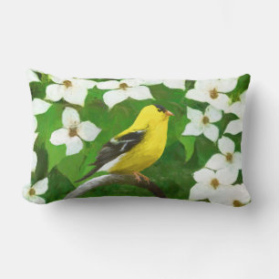 Goldfinch-Malerei - Niedliche Original-Hundeschich Lendenkissen