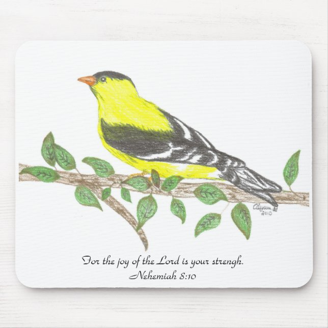 Goldfinch Mousepad (Vorne)