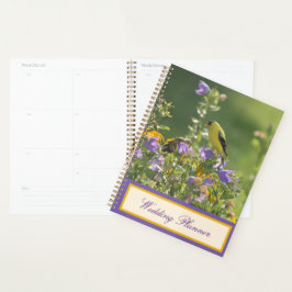 Goldfinch Printemps Jardin Mariage pourpre