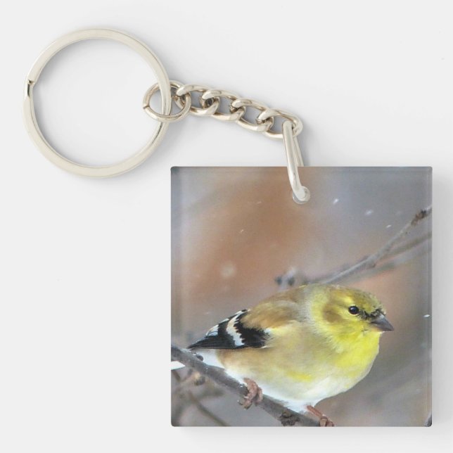 Goldfinch Schlüsselanhänger (Vorderseite)