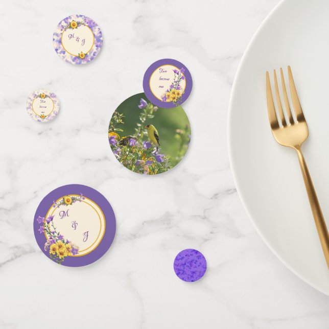 Goldfinch Spring Garden Wedding Konfetti (Gruppe)