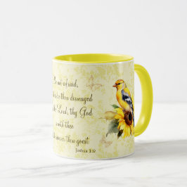 Goldfinch Tasse Bibel Verse nicht abscheuen