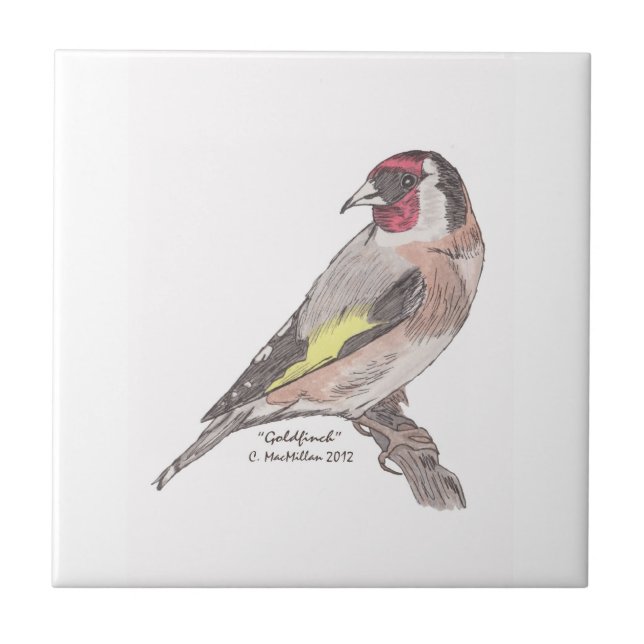 Goldfinch Tile Fliese (Vorderseite)