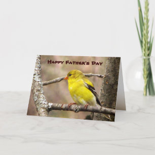 Goldfinch Vathers Day Karte