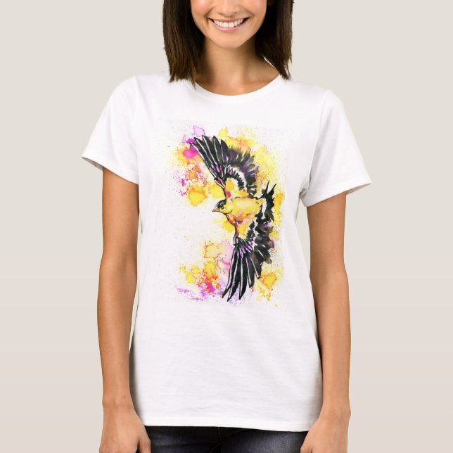 Goldfinch-Vogel-T - Shirt (Vorderseite)