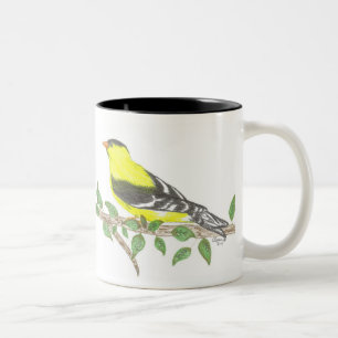 Goldfinch Zwei-Tone-Tasse Zweifarbige Tasse