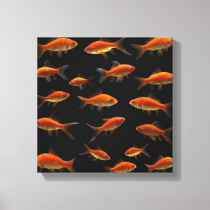 Goldfisch 3 leinwanddruck