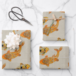 Goldfisch Geschenkpapier Set
