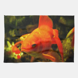 Goldfisch Geschirrtuch