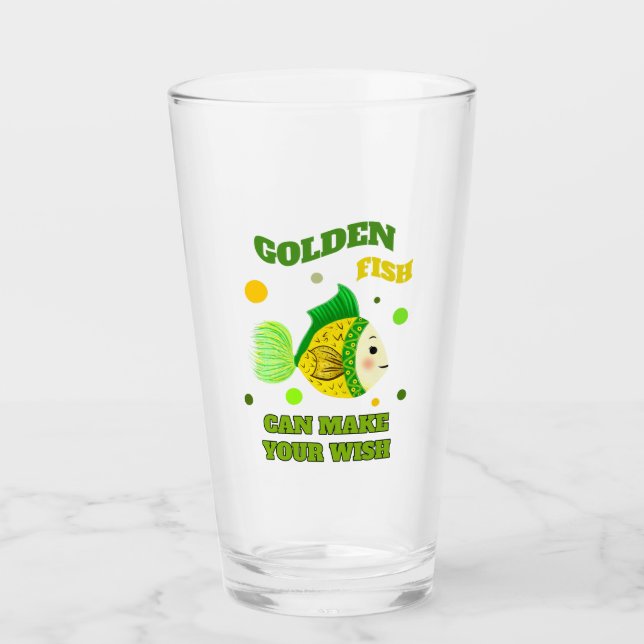 Goldfisch Glas (Vorderseite)