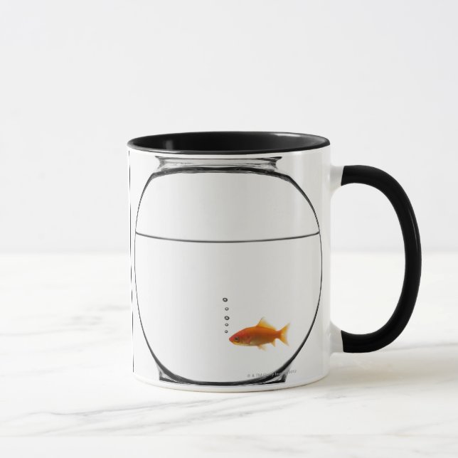 Goldfisch in der Schüssel Tasse (Rechts)
