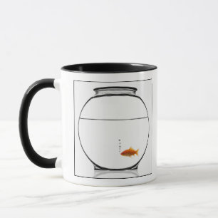 Goldfisch in der Schüssel Tasse