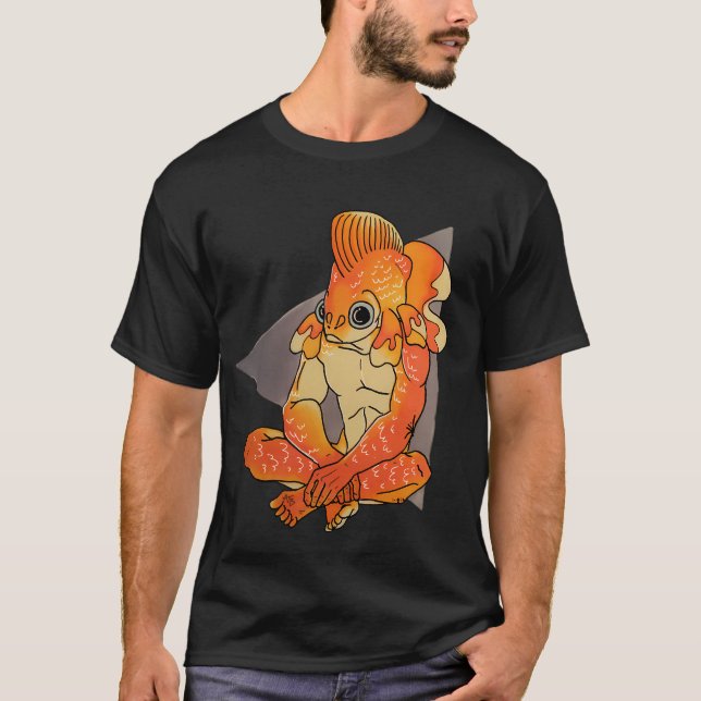 Goldfisch-Mann T-Shirt (Vorderseite)