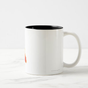 Goldfisch, obenliegende Ansicht Zweifarbige Tasse