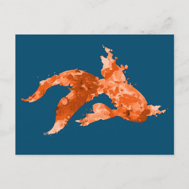 Goldfisch Postkarte (Vorderseite)