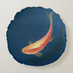 Goldfisch Rundes Kissen