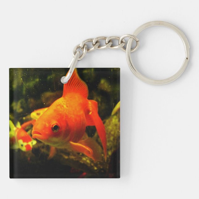 Goldfisch Schlüsselanhänger (Rückseite)