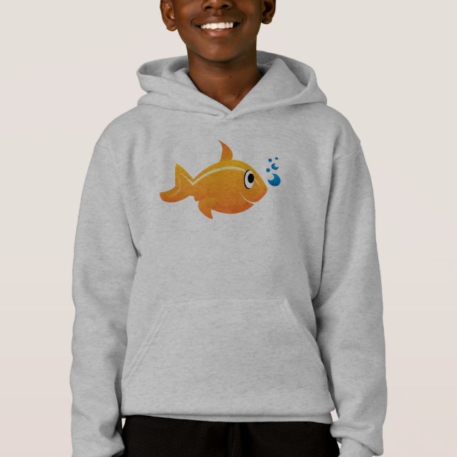 Goldfisch-Shirt Hoodie (Vorderseite)