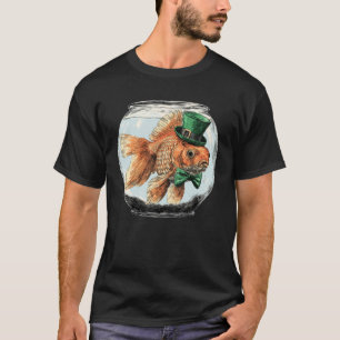 Goldfisch St. Patricks Day Pattys Day Irischer Lep T-Shirt
