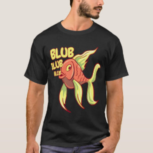Goldfisch-Sticker-Kunst, Design T-Shirt