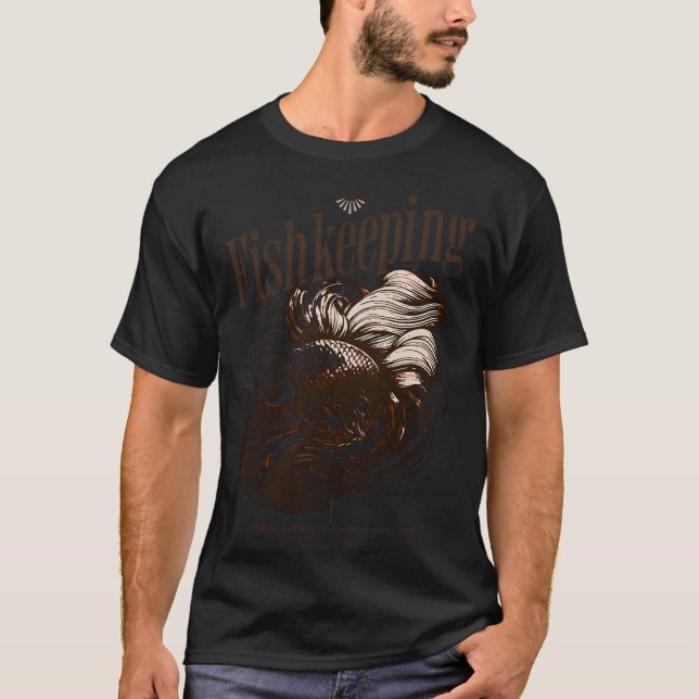 Goldfisch-Teleskop T-Shirt (Vorderseite)