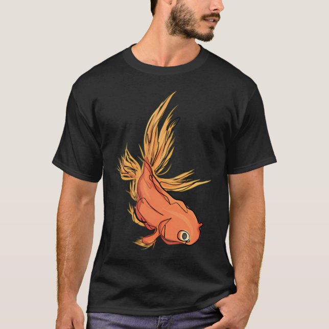 Goldfisch-Typ T-Shirt (Vorderseite)