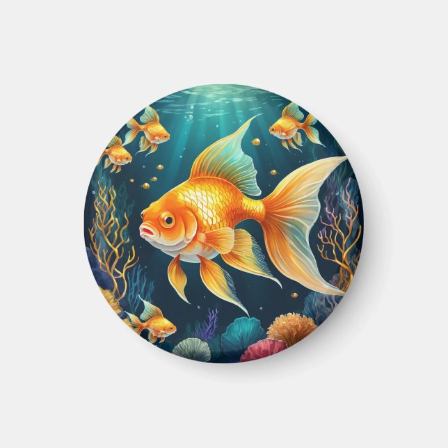 Goldfisch unter Wasser Magnet (Vorne)