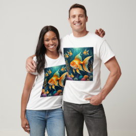 Goldfisch unter Wasser T-Shirt