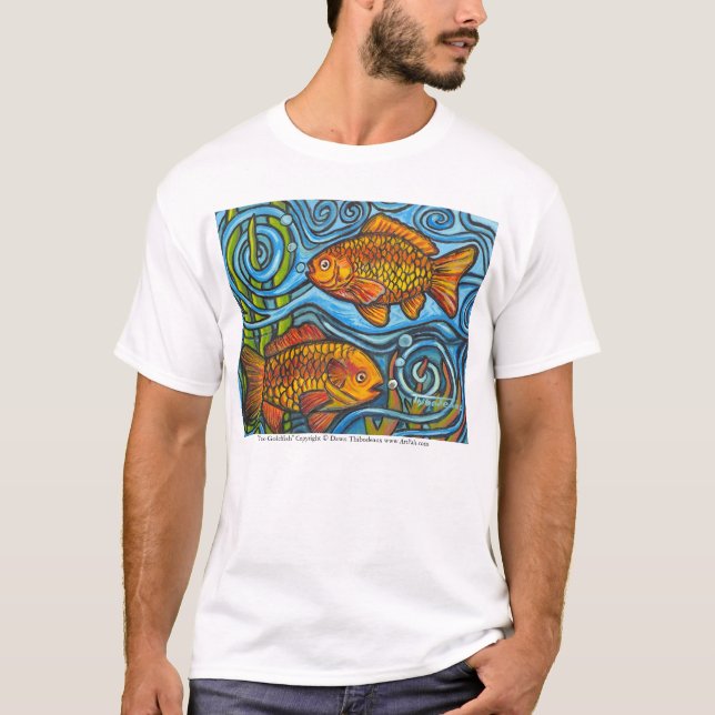 "Goldfisch zwei " T-Shirt (Vorderseite)