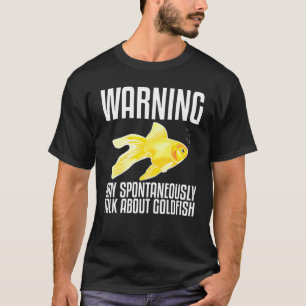 Goldfische für Männer Frauen Gold Aquarium Fisch H T-Shirt