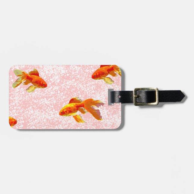 Goldfische Gepäckanhänger (Vorderseite horizontal)