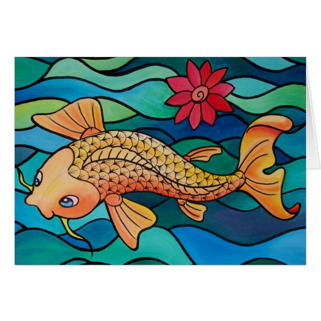 Goldfische/Koi Teich (Vorderseite (Horizontal))
