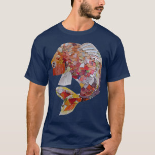 Goldfische mit quadratischen Maßstäben T-Shirt