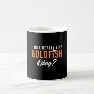 Goldfish ähnelt mir wie Goldfish-Fisch Kaffeetasse