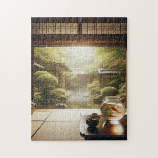 Goldfish and Tatami – Japanese Zen Puzzle (Vertikal)