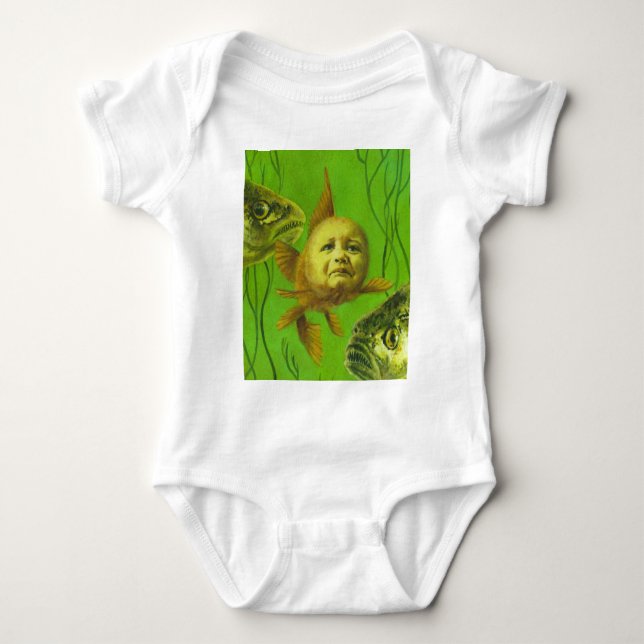 Goldfish Baby Mutant Design Strampler (Vorderseite)