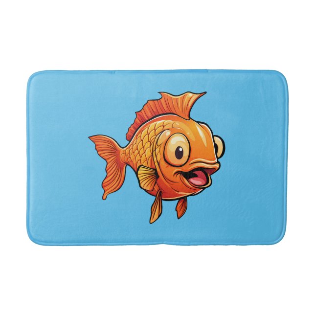 Goldfish Badematte (Vorderseite)
