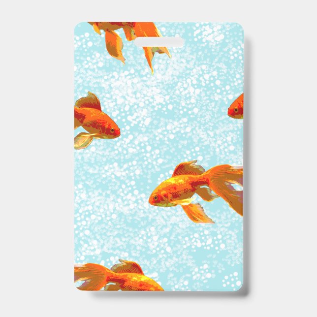Goldfish Blau Ausweis (Vorderseite)