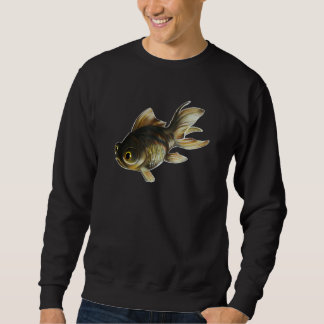 Goldfish Goldfish Schwarzes Teleskop Auge Goldfish Sweatshirt