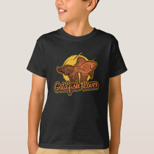 Goldfish Lover Aquarium Vintag Retro Animal Fish T-Shirt