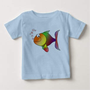 Goldfish mit Freude auf See Baby T-shirt