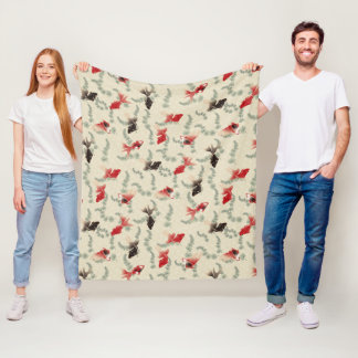 Goldfish Muster, japanisches Design Fleecedecke