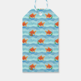 Goldfish Party Gift Tags Geschenkanhänger