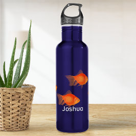 Goldfish Personalisiert schwimmen Edelstahlflasche