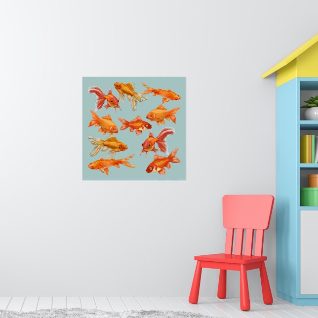 Goldfish Poster (Kinderzimmer 1)
