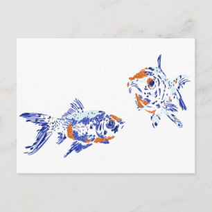 Goldfish Postkarte