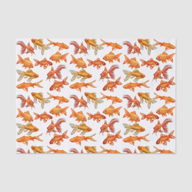 Goldfish Seidenpapier (Vorderseite)