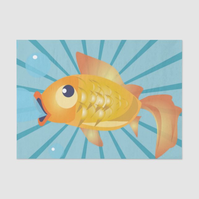 GOLDFISH SEIDENPAPIER (Vorderseite)