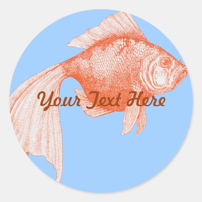 Goldfish Stickers (Vorderseite)