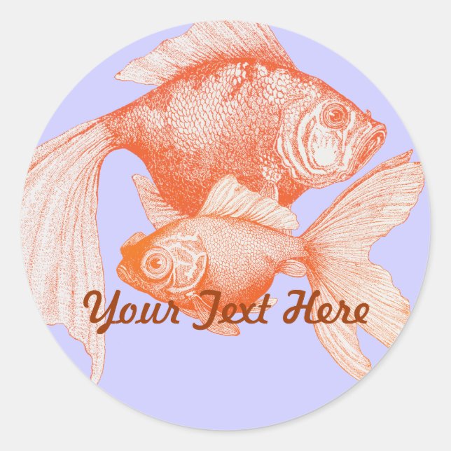 Goldfish Stickers (Vorderseite)